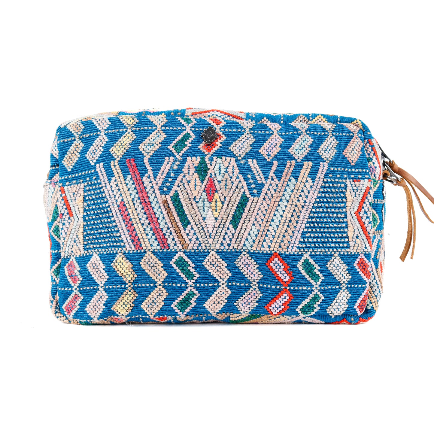 LARGE WANDER CROSSBODY BAG + STRAP SET - OOAK HUIPIL & CORTE - CAFE - NO. 15730