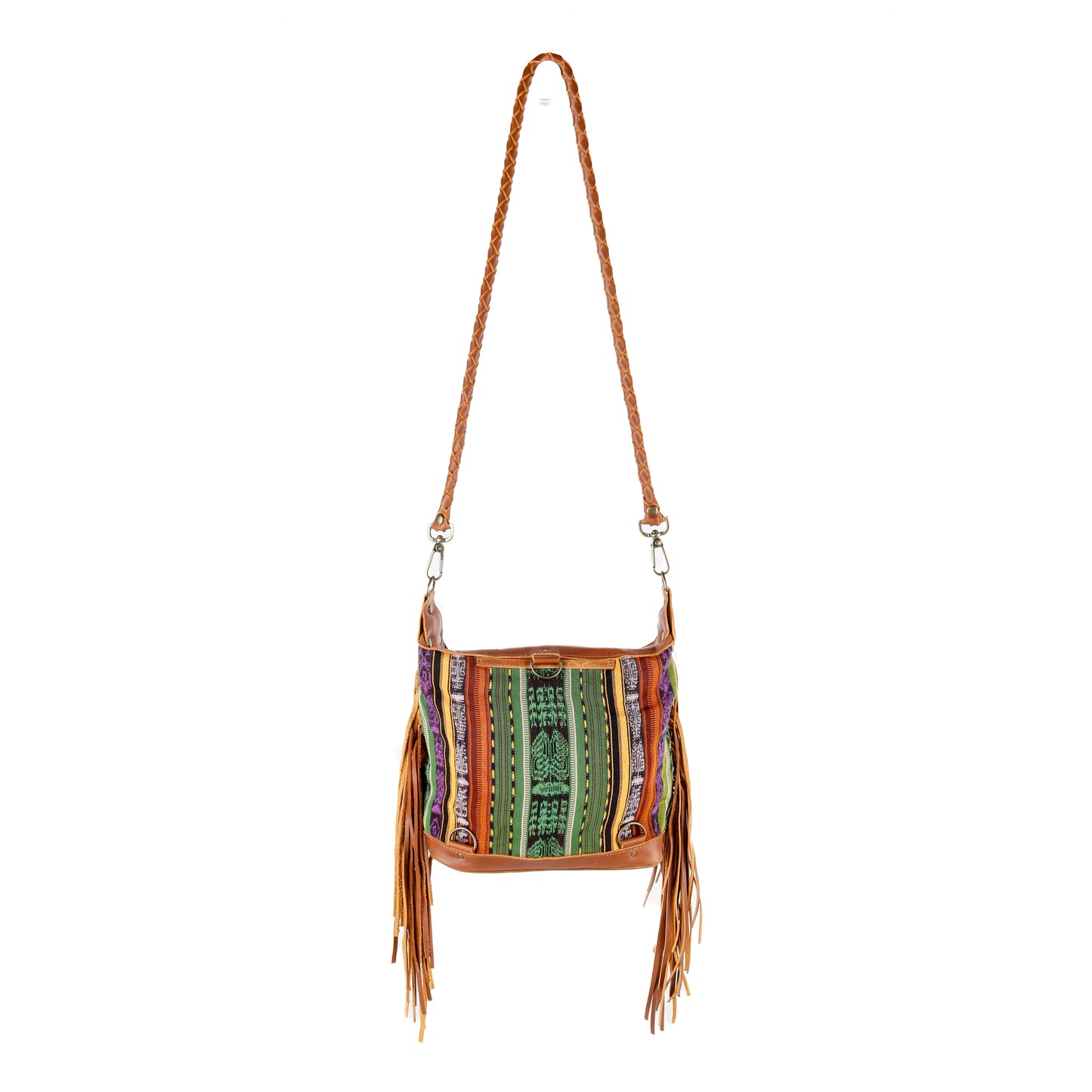 BEATRIZ MINI CDB WITH FRINGE - CORTE - CAFE - NO. 15882