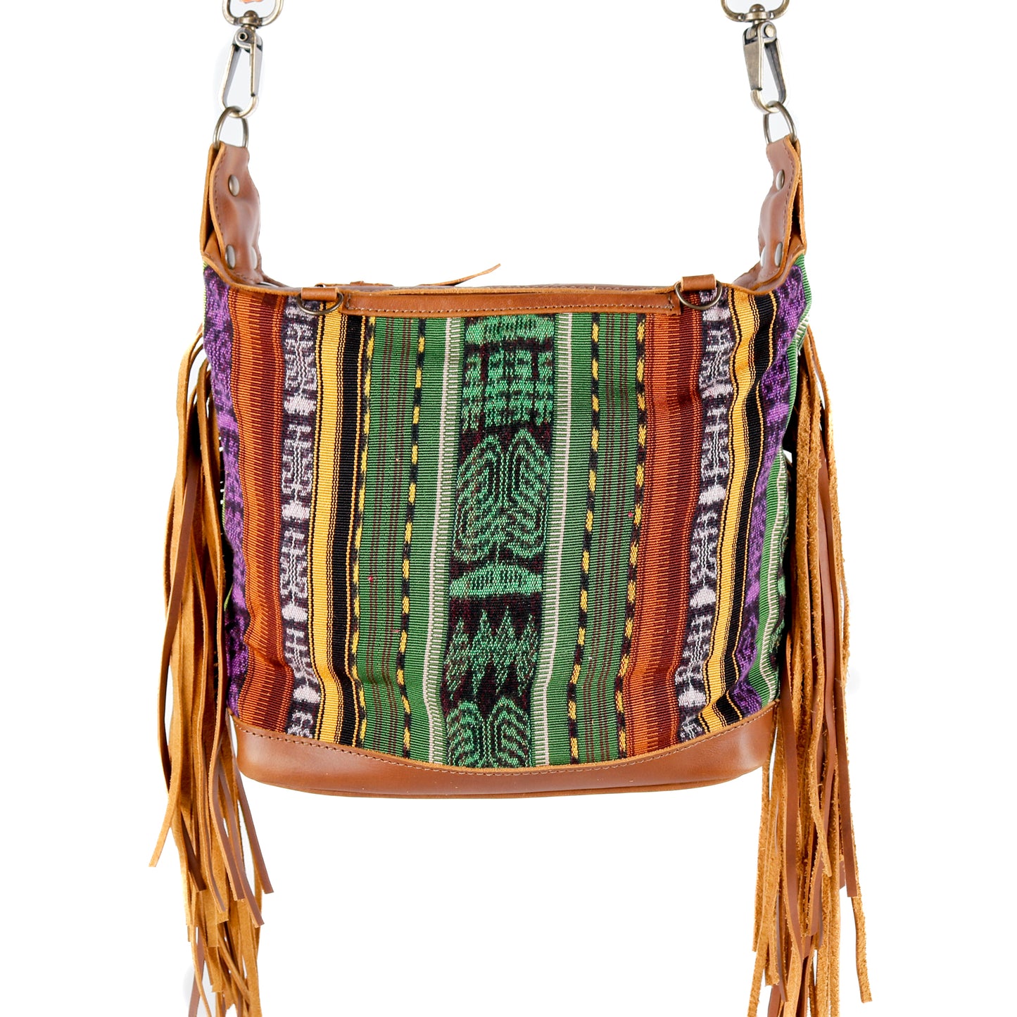 BEATRIZ MINI CDB WITH FRINGE - CORTE - CAFE - NO. 15882