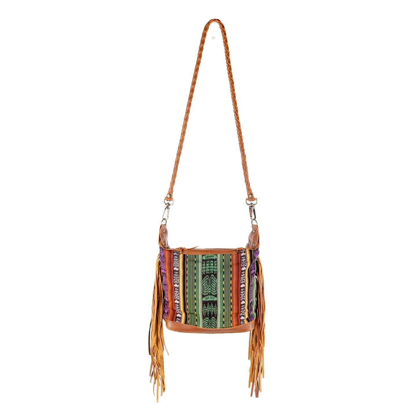 BEATRIZ MINI CDB WITH FRINGE - CORTE - CAFE - NO. 15882