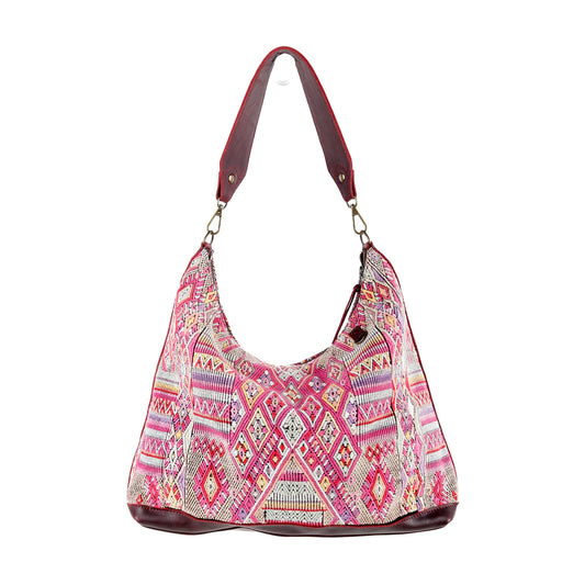 PENELOPE BAG - OOAK HUIPIL - VINO TINTO - NO. 15937