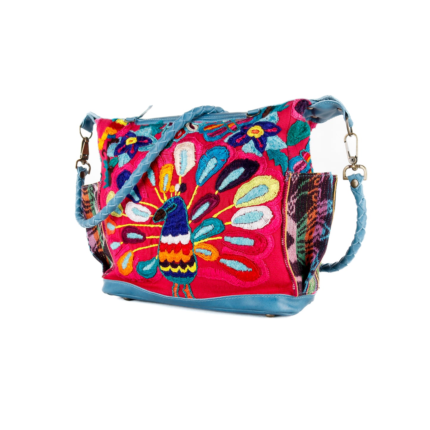 BEATRIZ MCDB - BUTTERFLY HUIPIL - CERULEAN - NO. 15948