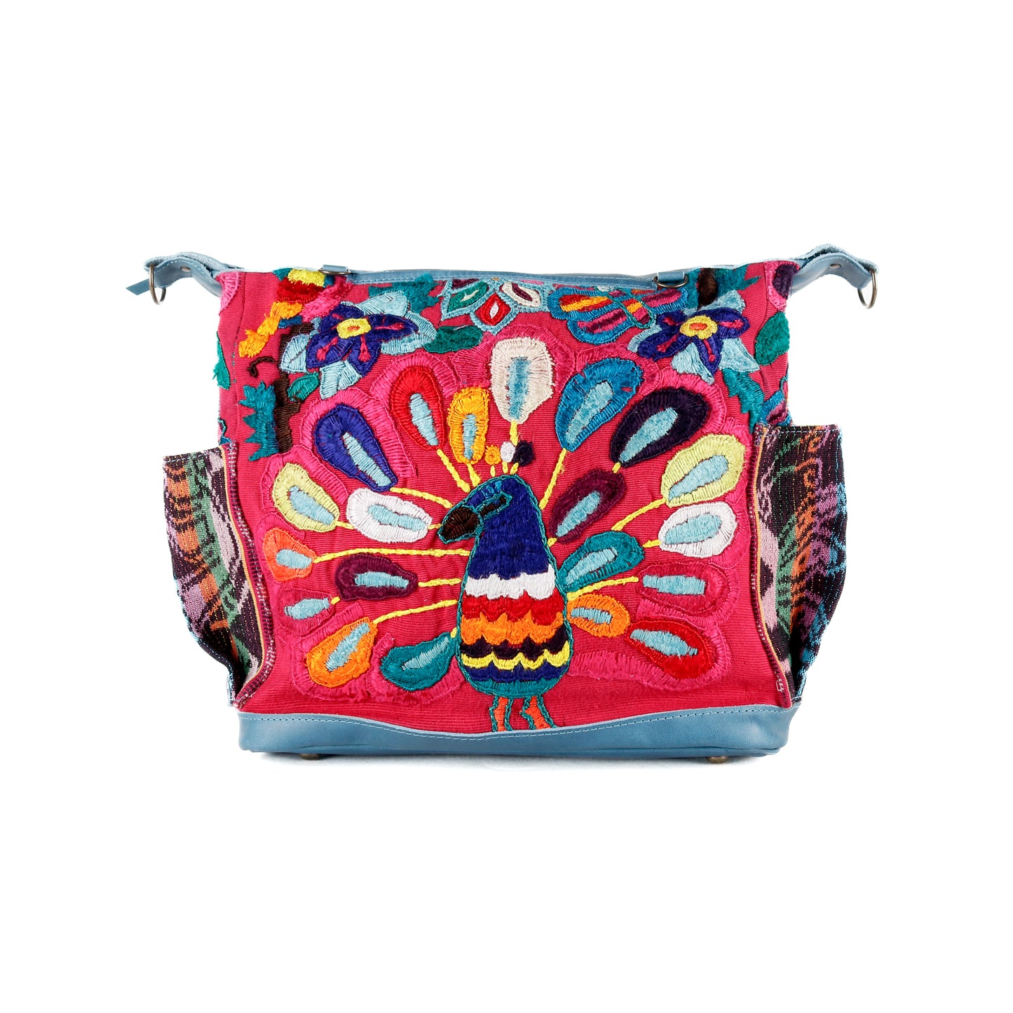 BEATRIZ MCDB - BUTTERFLY HUIPIL - CERULEAN - NO. 15948