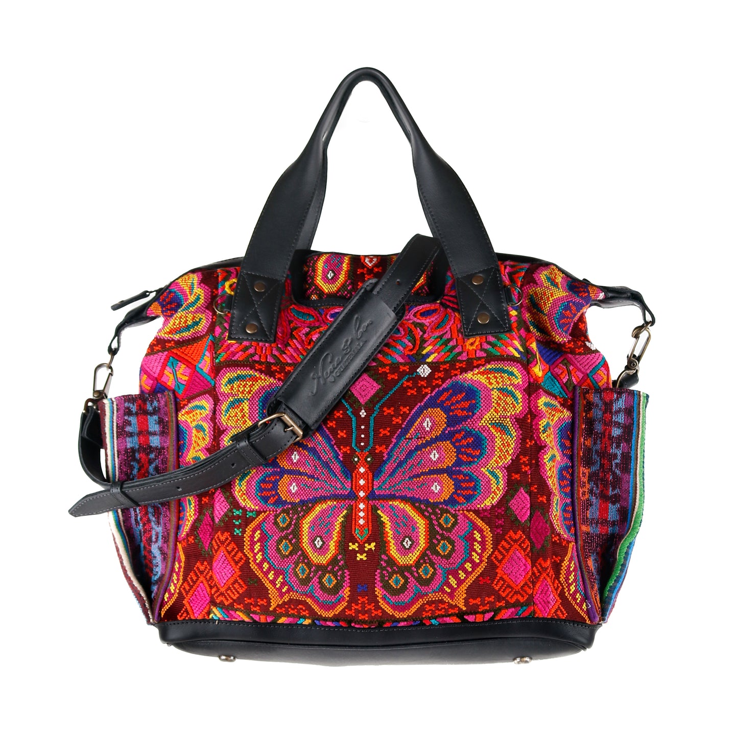 OG CDB - BUTTERFLY HUIPIL - BLACK - NO. 15952