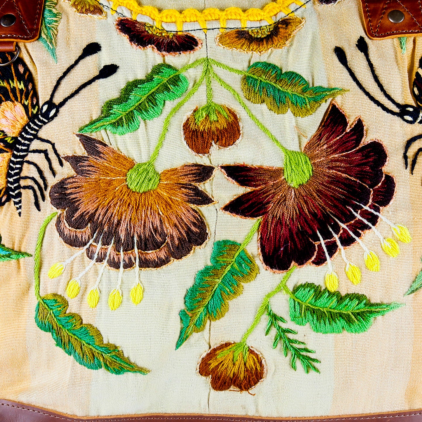 PERFECT OVERNIGHTER - BUTTERFLY HUIPIL - CAFE - NO. 15953