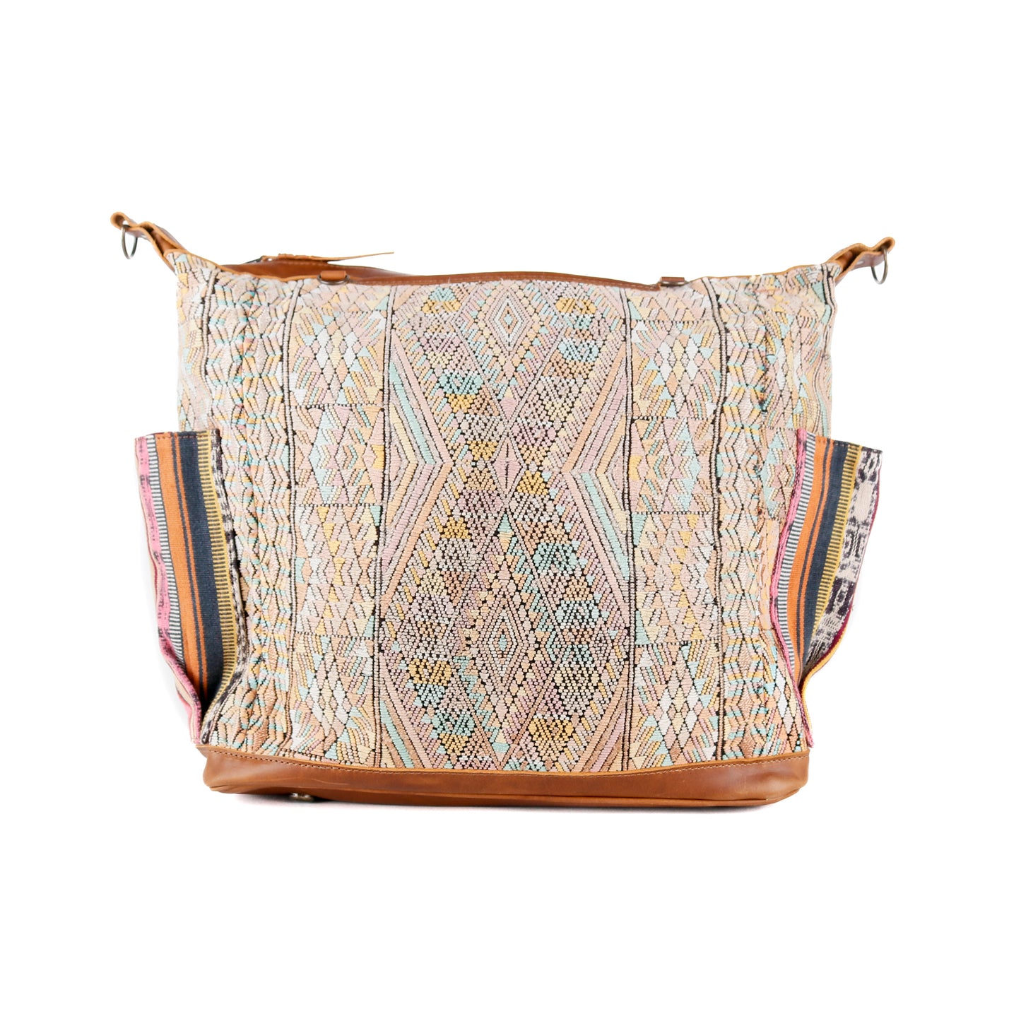 BEATRIZ CDB + DIAMANTE STRAP - OOAK HUIPIL - CAFE - NO. 16020