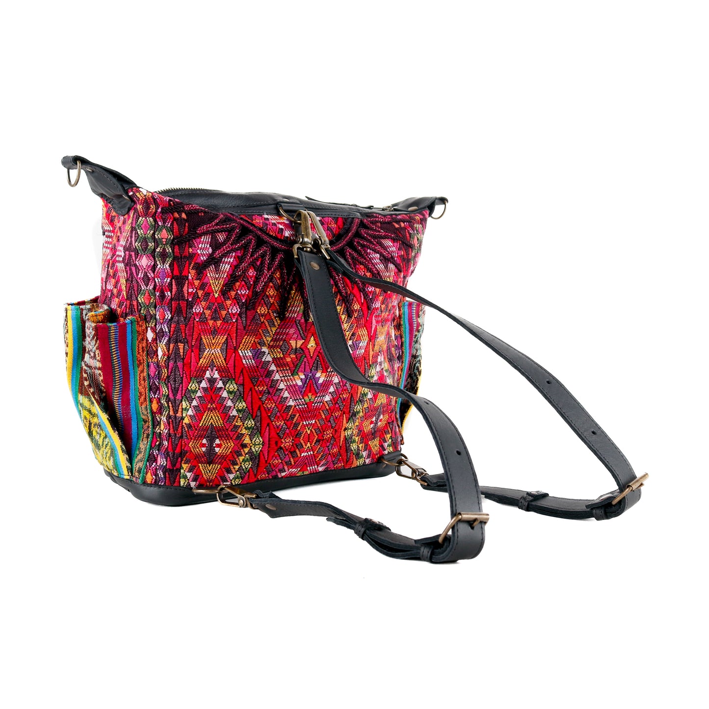 BEATRIZ MCDB + DIAMANTE STRAP - OOAK HUIPIL - BLACK - NO. 16029