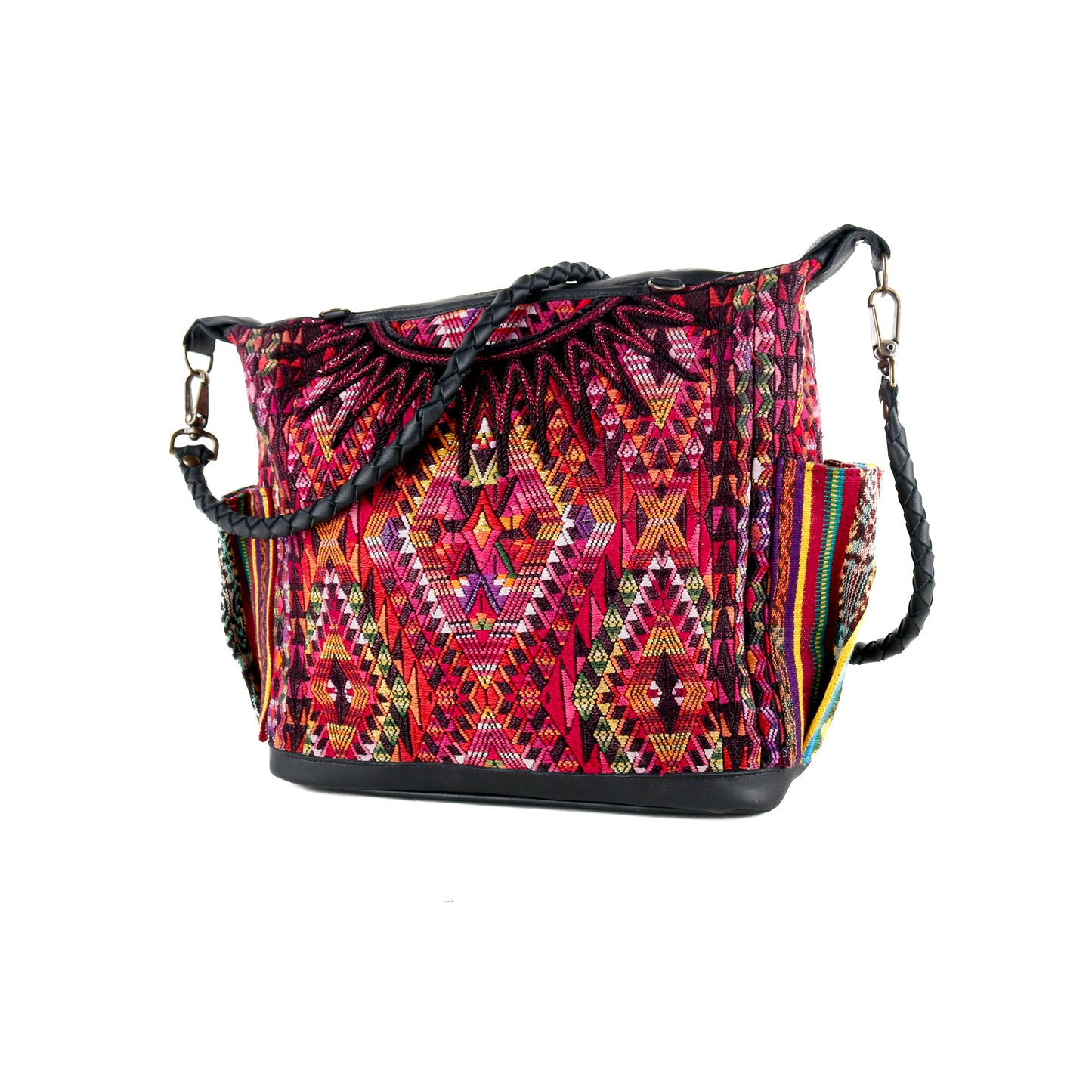 BEATRIZ MCDB + DIAMANTE STRAP - OOAK HUIPIL - BLACK - NO. 16029