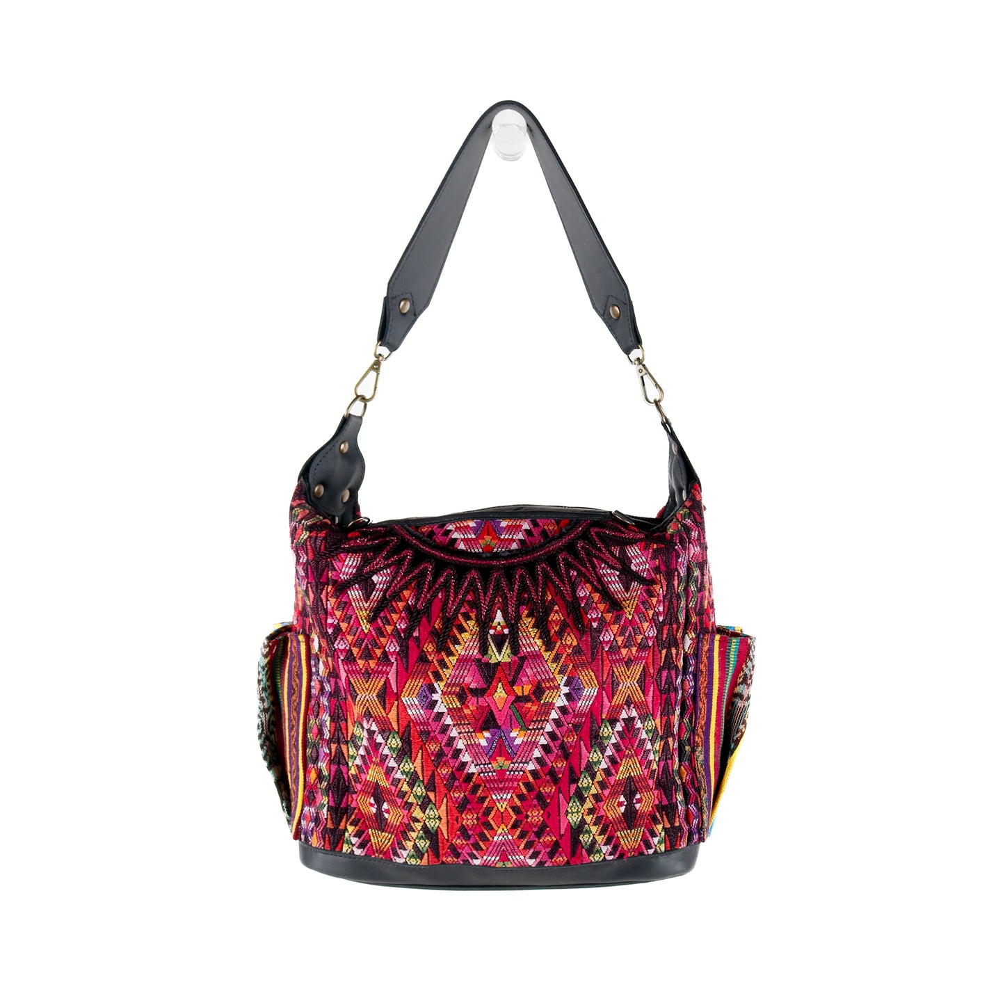 BEATRIZ MCDB + DIAMANTE STRAP - OOAK HUIPIL - BLACK - NO. 16029