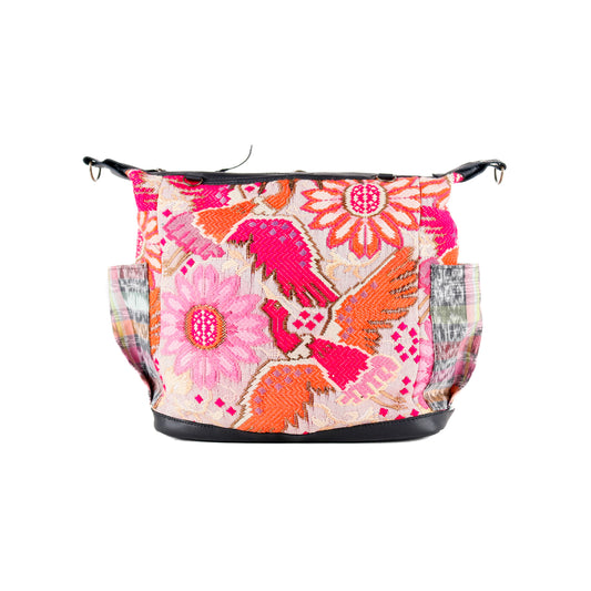 BEATRIZ MCDB + DIAMANTE STRAP - OOAK HUIPIL - BLACK - NO. 16031