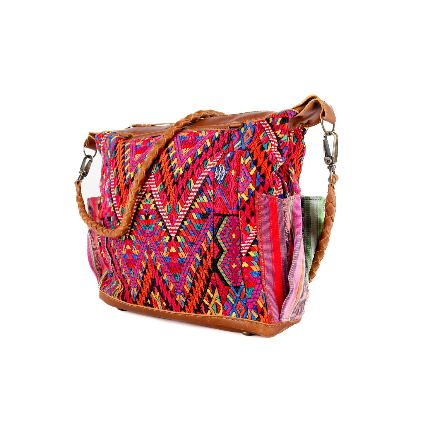 BEATRIZ MCDB + DIAMANTE STRAP - OOAK HUIPIL - CAFE - NO. 16034