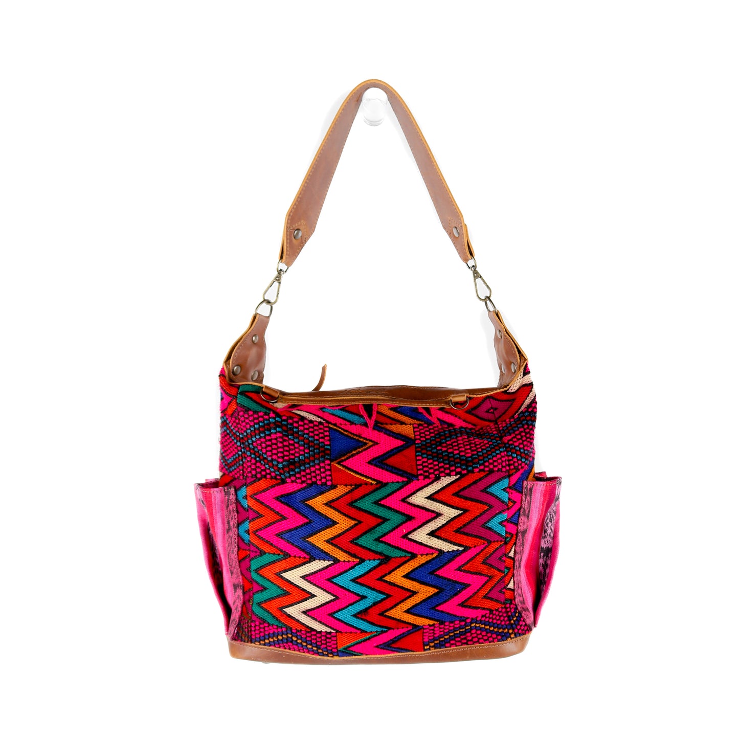BEATRIZ MCDB + DIAMANTE STRAP - OOAK HUIPIL - CAFE - NO. 16036