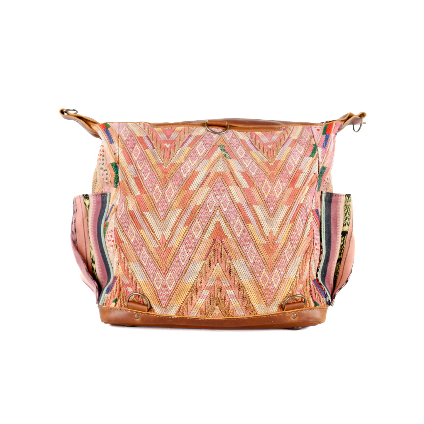 BEATRIZ MCDB + DIAMANTE STRAP - OOAK HUIPIL - CAFE - NO. 16037