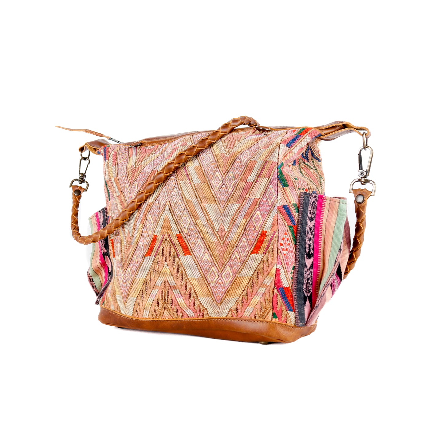 BEATRIZ MCDB + DIAMANTE STRAP - OOAK HUIPIL - CAFE - NO. 16037