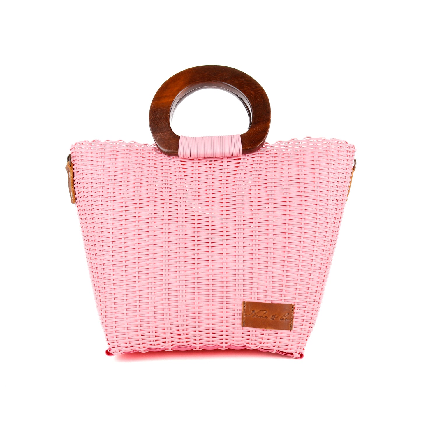 WOVEN UPCYCLED TOTE WITH HANDLE - NO. 16085