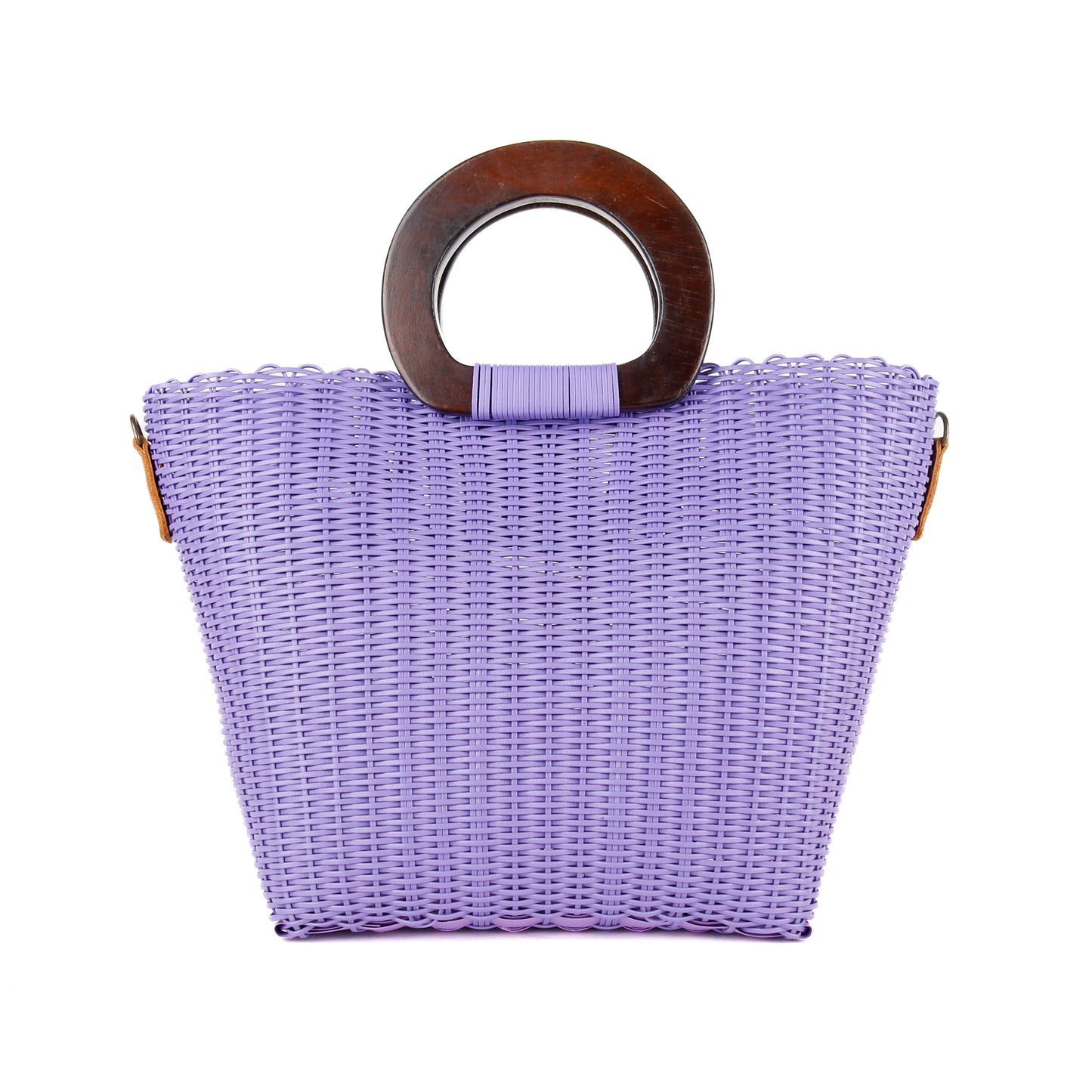 **CLOSEOUT** WOVEN UPCYCLED TOTE WITH HANDLE - NO. 16086