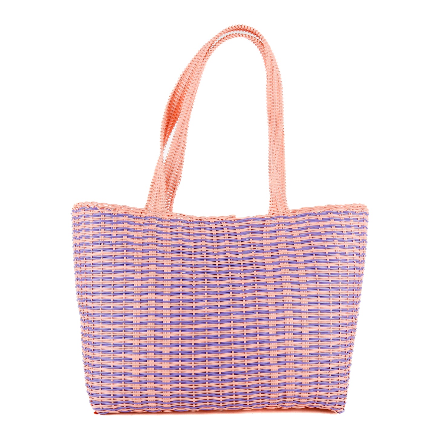 WOVEN UPCYCLED TOTE - LARGE - NO. 16119