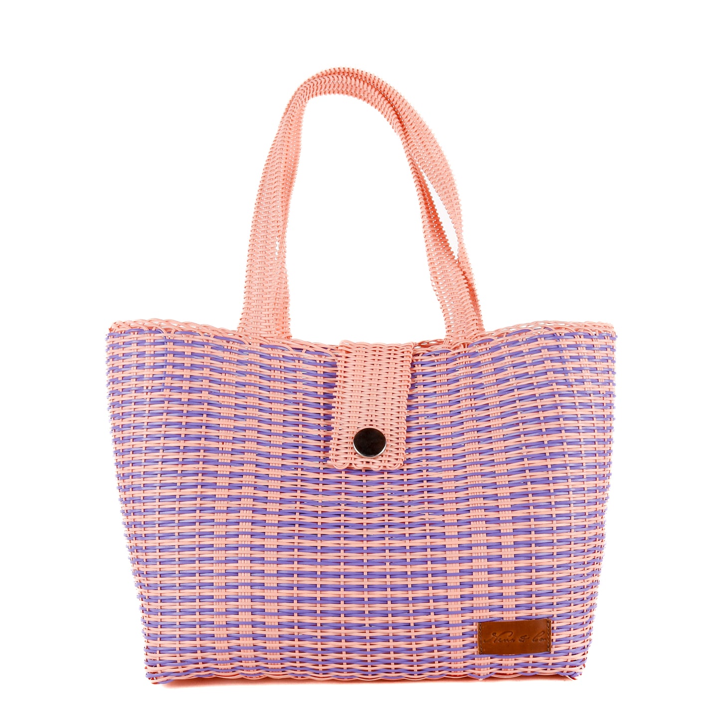 WOVEN UPCYCLED TOTE - LARGE - NO. 16119