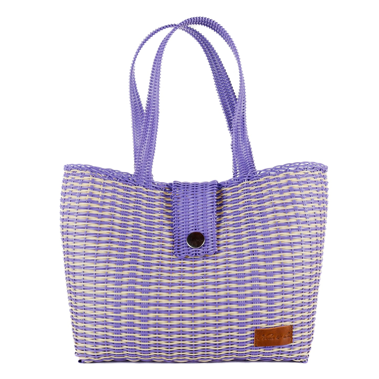 **CLOSEOUT** WOVEN UPCYCLED TOTE - LARGE - NO. 16121