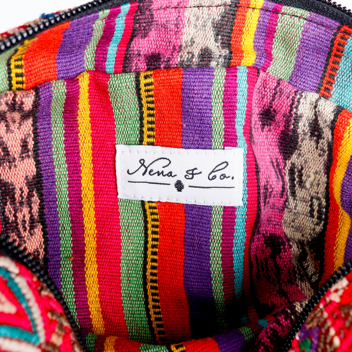 WANDER CROSSBODY BAG + STRAP SET - OOAK HUIPIL & CORTE - BLACK - NO. 16136