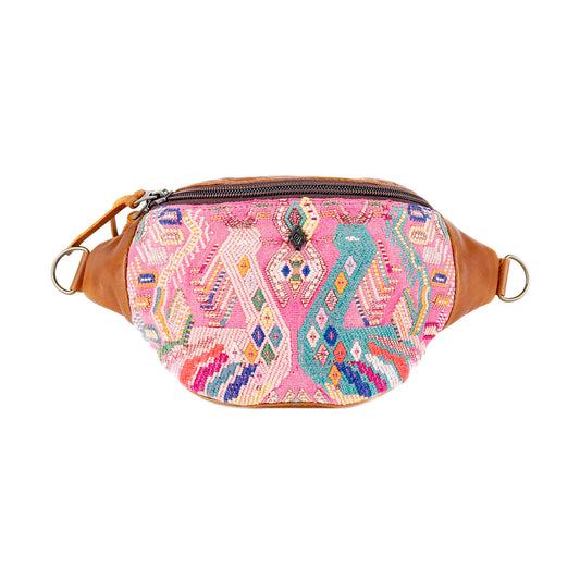 FANCY POUCH - OOAK HUIPIL - CAFE - NO. 16339