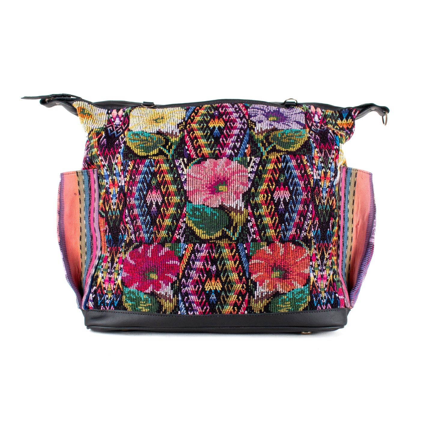 BEATRIZ CDB + DIAMANTE STRAP - OOAK HUIPIL - BLACK - NO. 16392