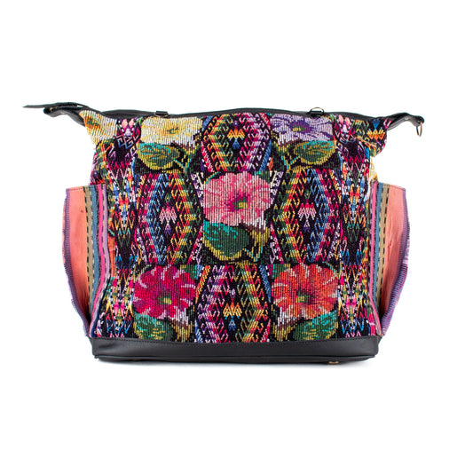 BEATRIZ CDB + DIAMANTE STRAP - OOAK HUIPIL - BLACK - NO. 16392