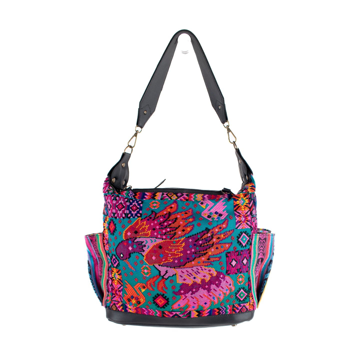 BEATRIZ MCDB + DIAMANTE STRAP - OOAK HUIPIL - BLACK - NO. 16427