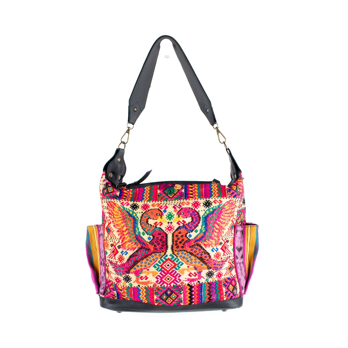 BEATRIZ MCDB + DIAMANTE STRAP - OOAK HUIPIL - BLACK -  NO. 16429