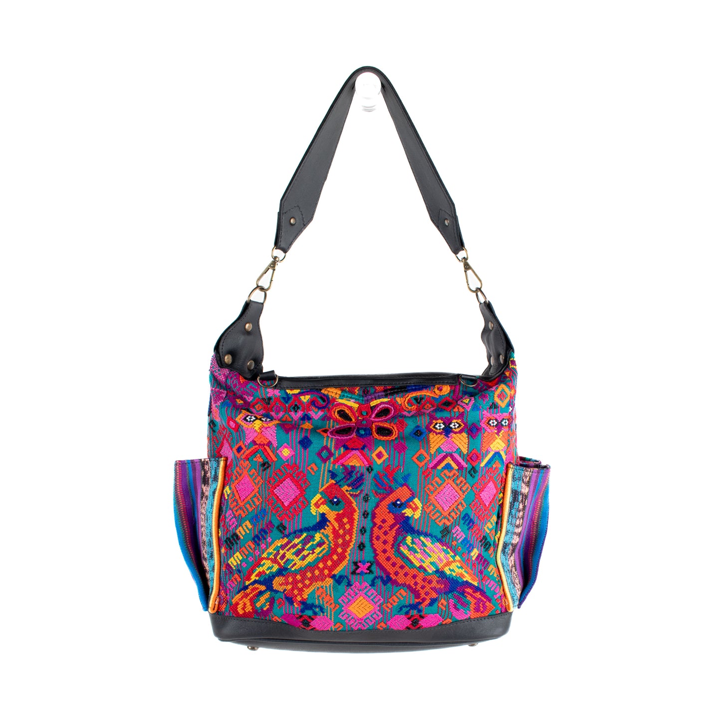 BEATRIZ MCDB + DIAMANTE STRAP - OOAK HUIPIL - BLACK -  NO. 16430