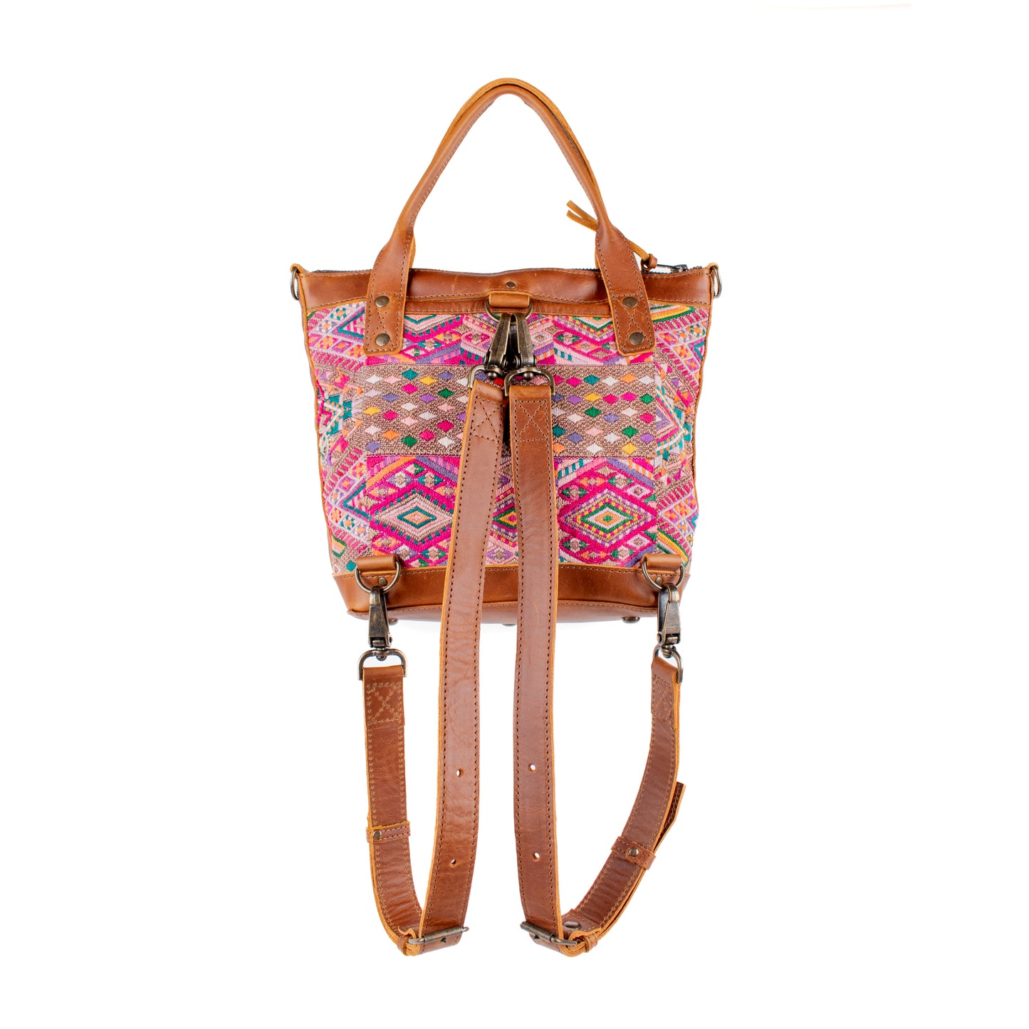 POCKETLESS MINI TPB - OOAK HUIPIL - CAFE - NO. 16498