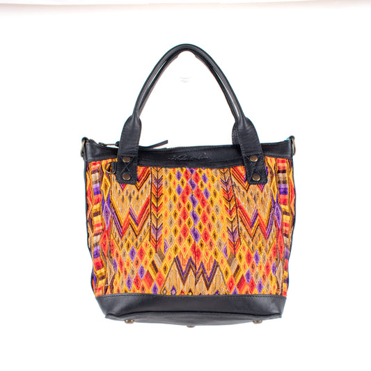 POCKETLESS MINI TPB - OOAK HUIPIL - BLACK - NO. 16499