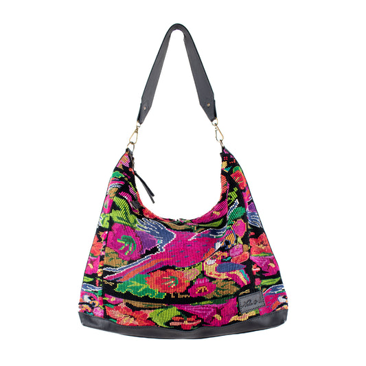 PENELOPE BAG - OOAK HUIPIL - BLACK - NO. 16539