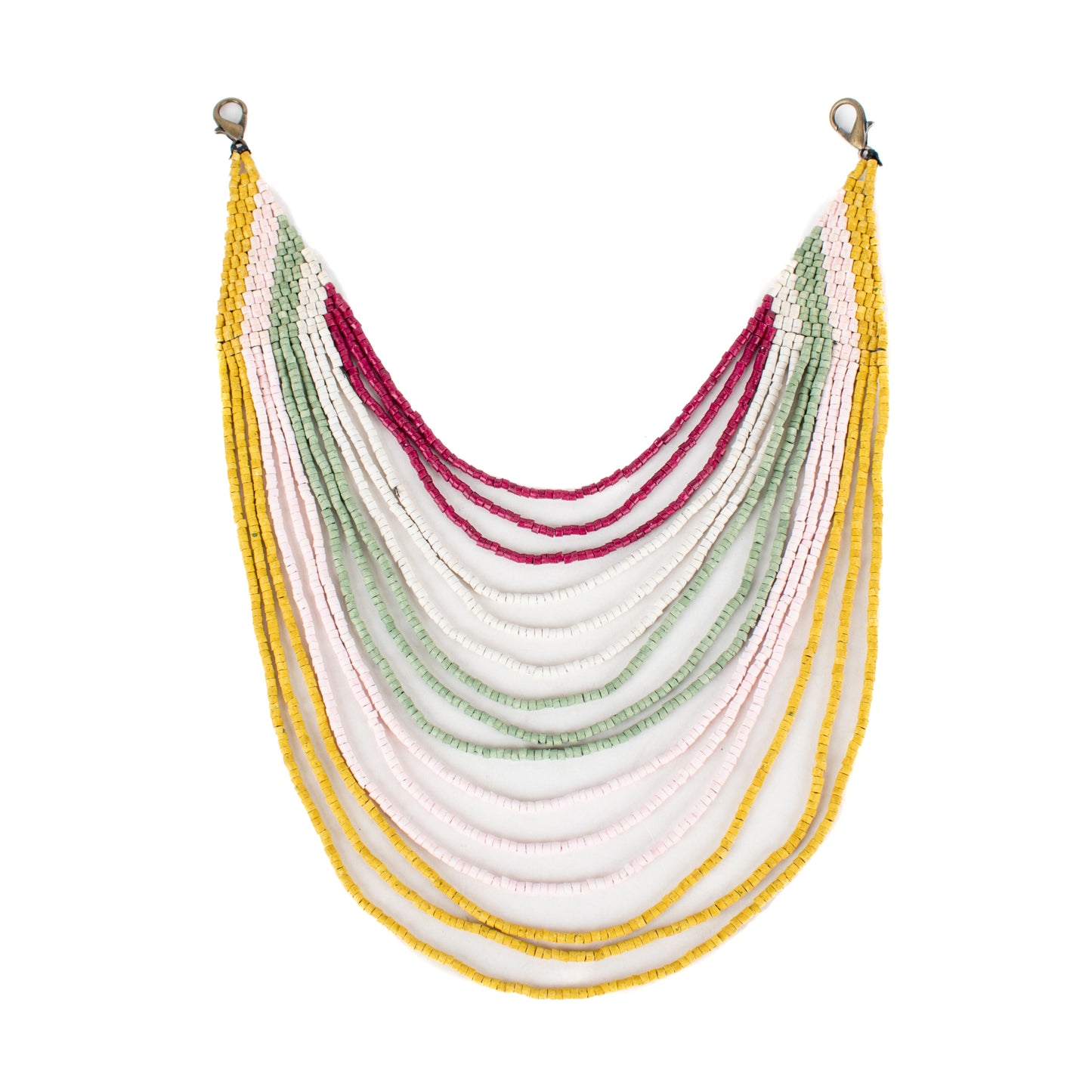 MILAGROS BEADED BAG NECKLACE - NO. 16590