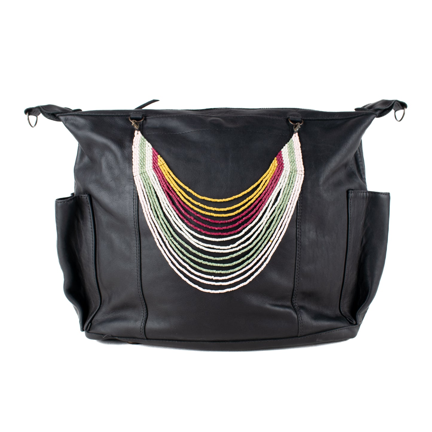 MILAGROS BEADED BAG NECKLACE - NO. 16593