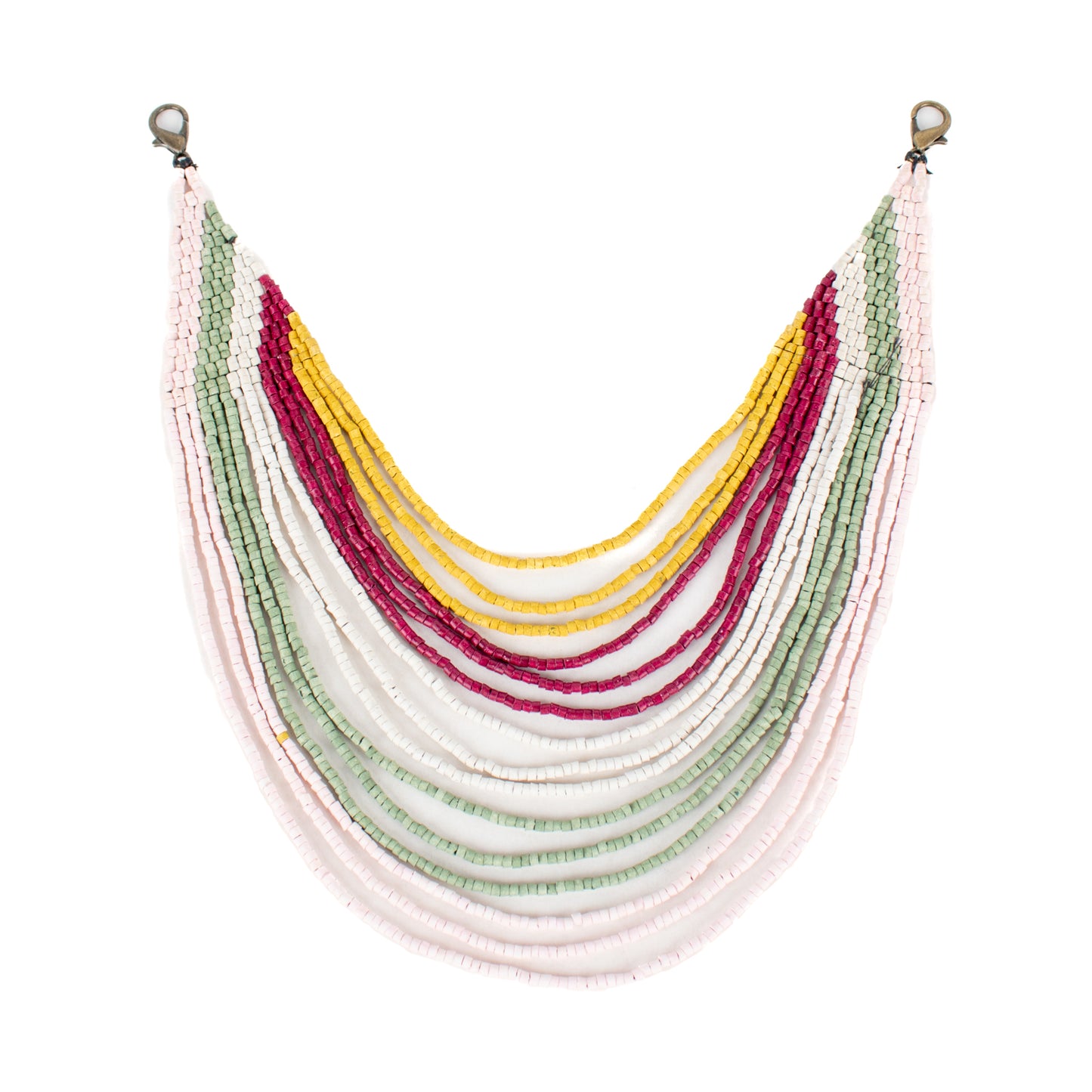 MILAGROS BEADED BAG NECKLACE - NO. 16593