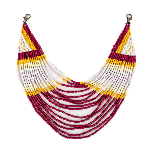 MILAGROS BEADED BAG NECKLACE - NO. 16603
