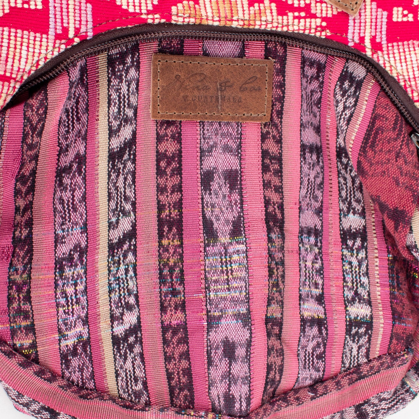 BOHO FRINGE SADDLE BAG - OOAK HUIPIL - FAWN - NO. 16627