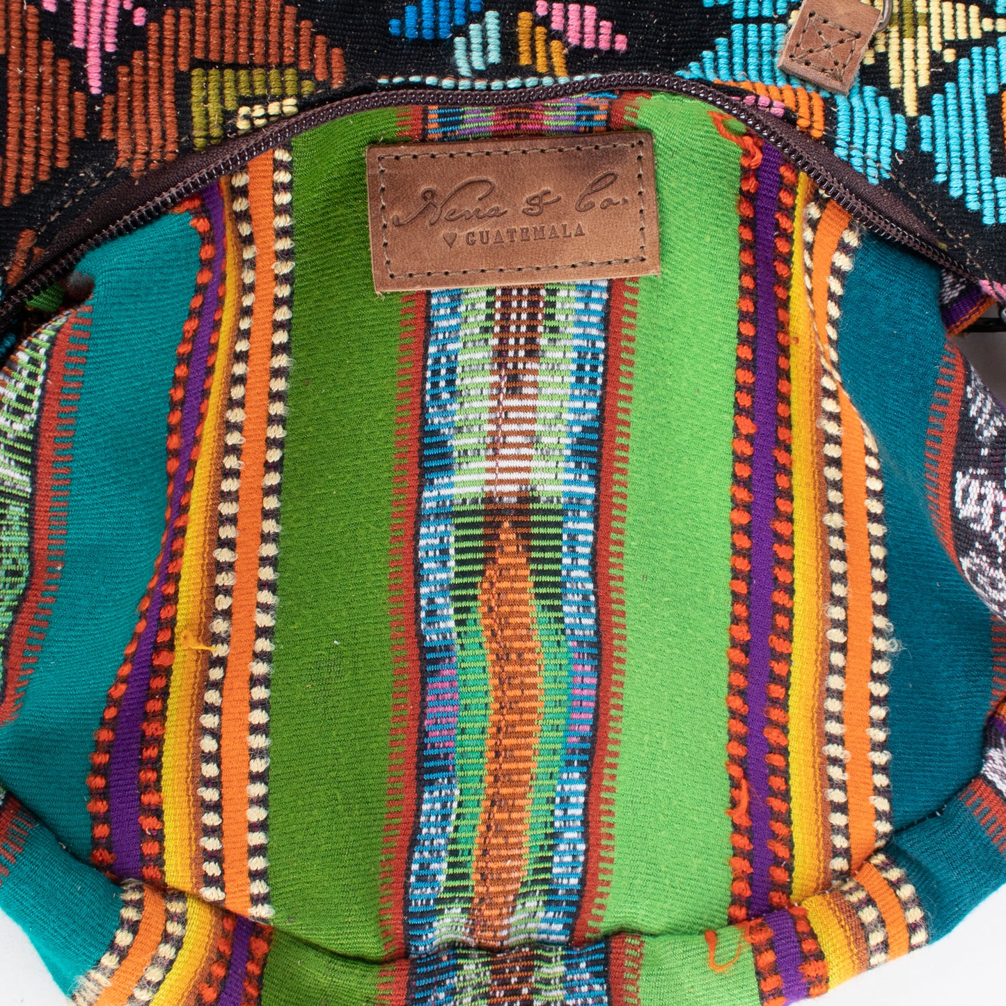 BOHO FRINGE SADDLE BAG - OOAK HUIPIL - FAWN - NO. 16628