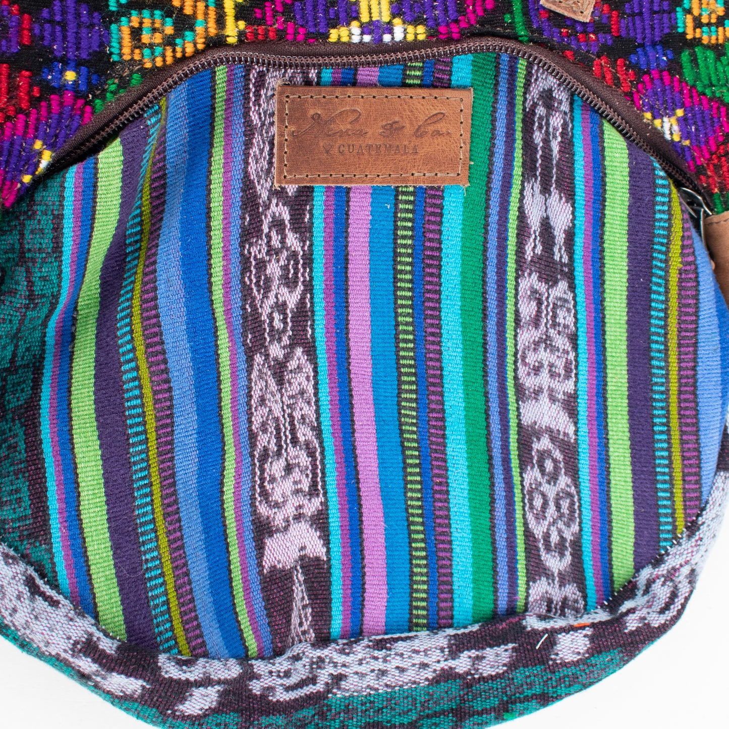 BOHO FRINGE SADDLE BAG - OOAK HUIPIL - FAWN - NO. 16630