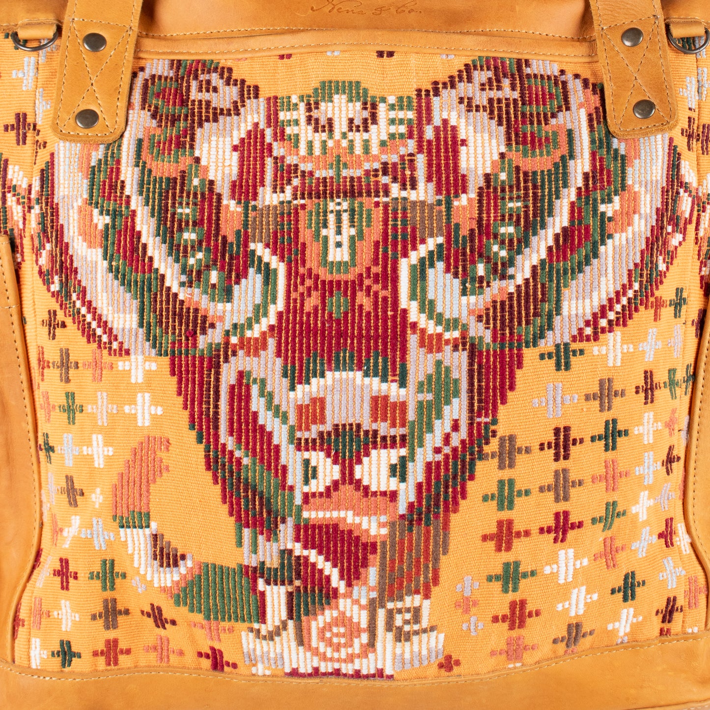 THE PERFECT BAG - OOAK HUIPIL - BUTTERSCOTCH - NO. 16648