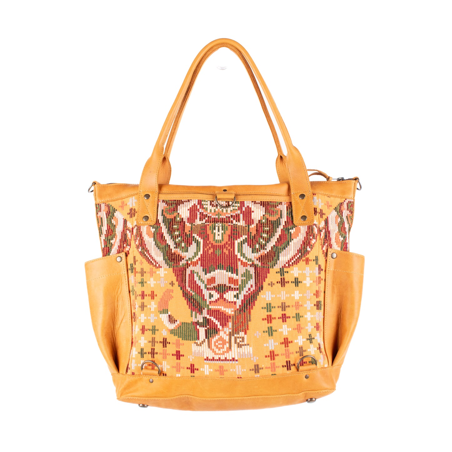 THE PERFECT BAG - OOAK HUIPIL - BUTTERSCOTCH - NO. 16648
