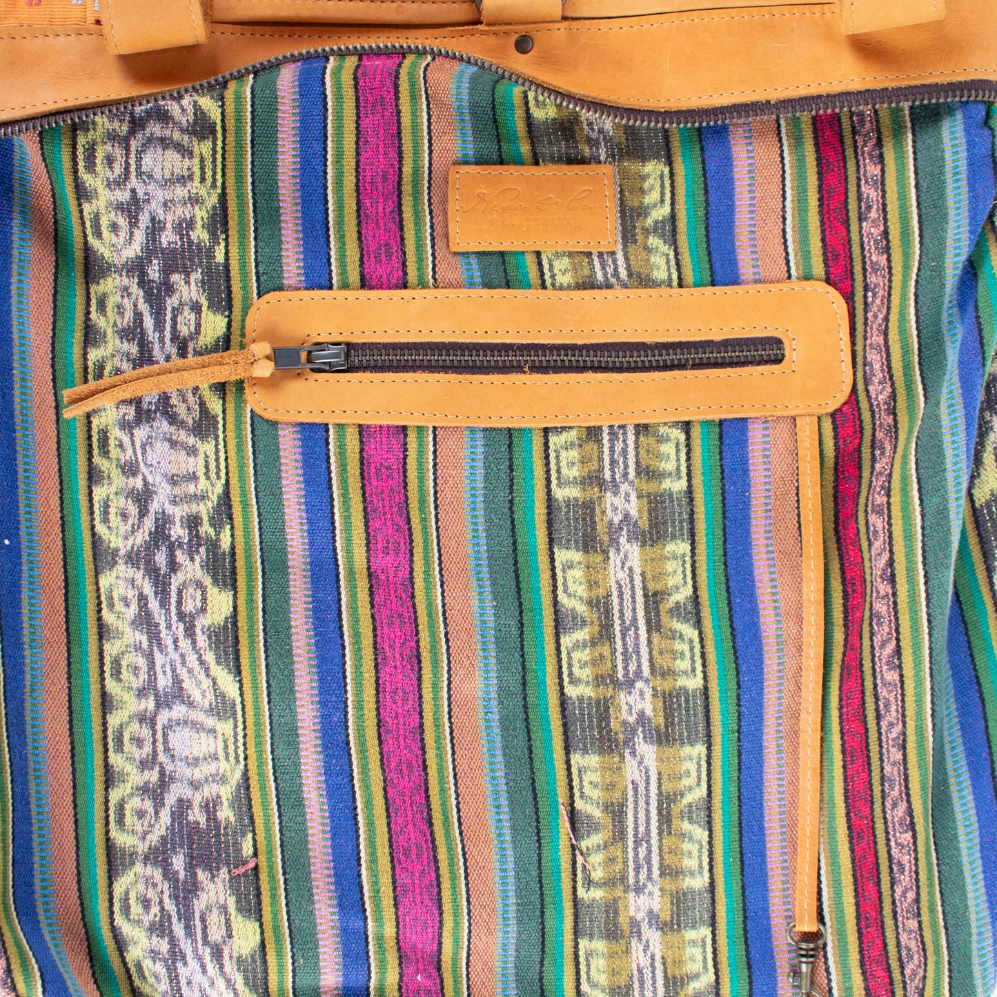 THE PERFECT BAG - OOAK HUIPIL - BUTTERSCOTCH - NO. 16648