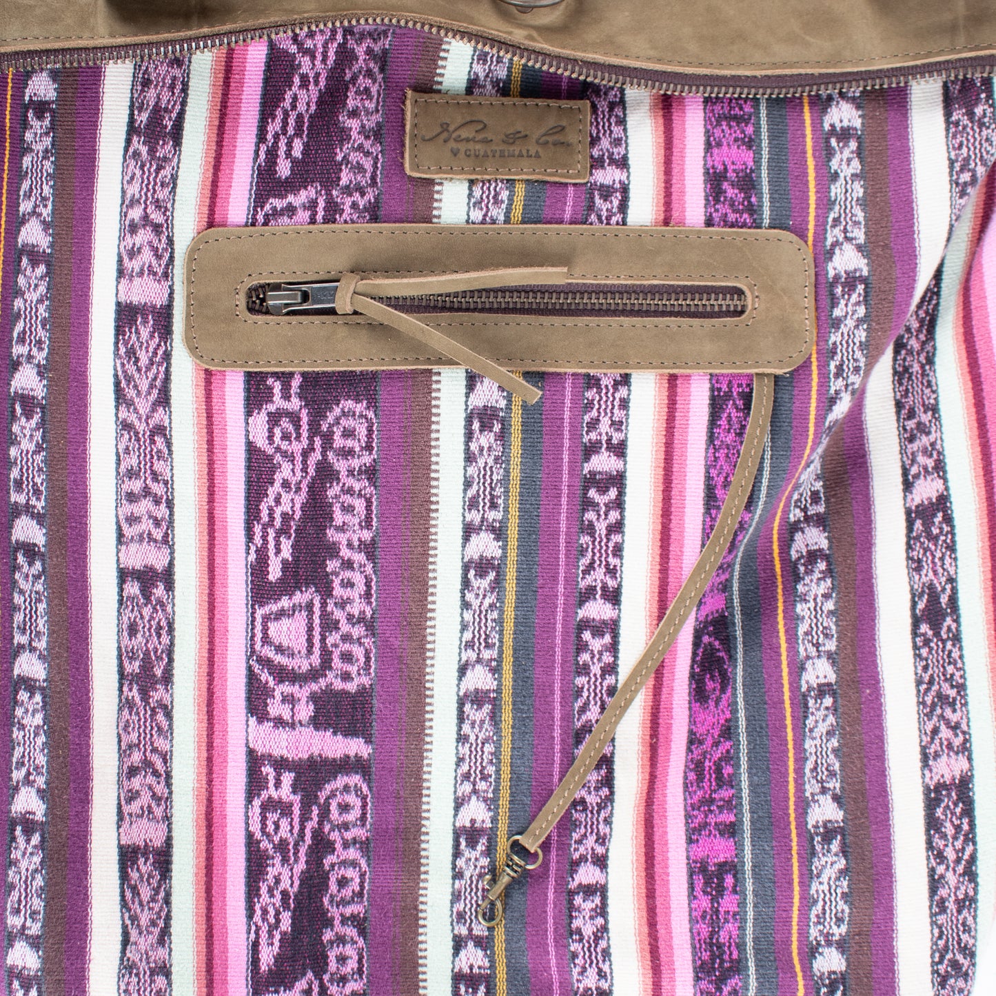 THE PERFECT BAG - OOAK HUIPIL - VERDE OLIVO - NO. 16650