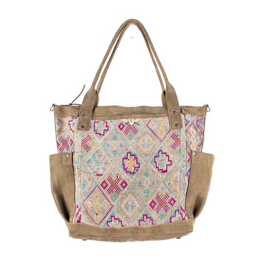 THE PERFECT BAG - OOAK HUIPIL - VERDE OLIVO - NO. 16650