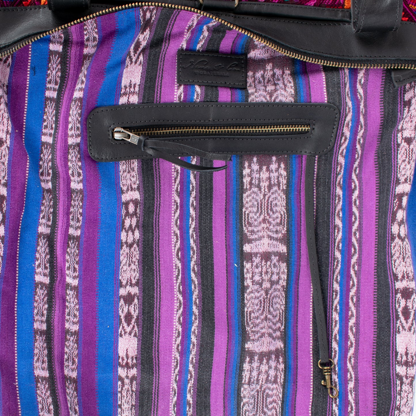 THE PERFECT BAG - OOAK HUIPIL - BLACK - NO. 16652