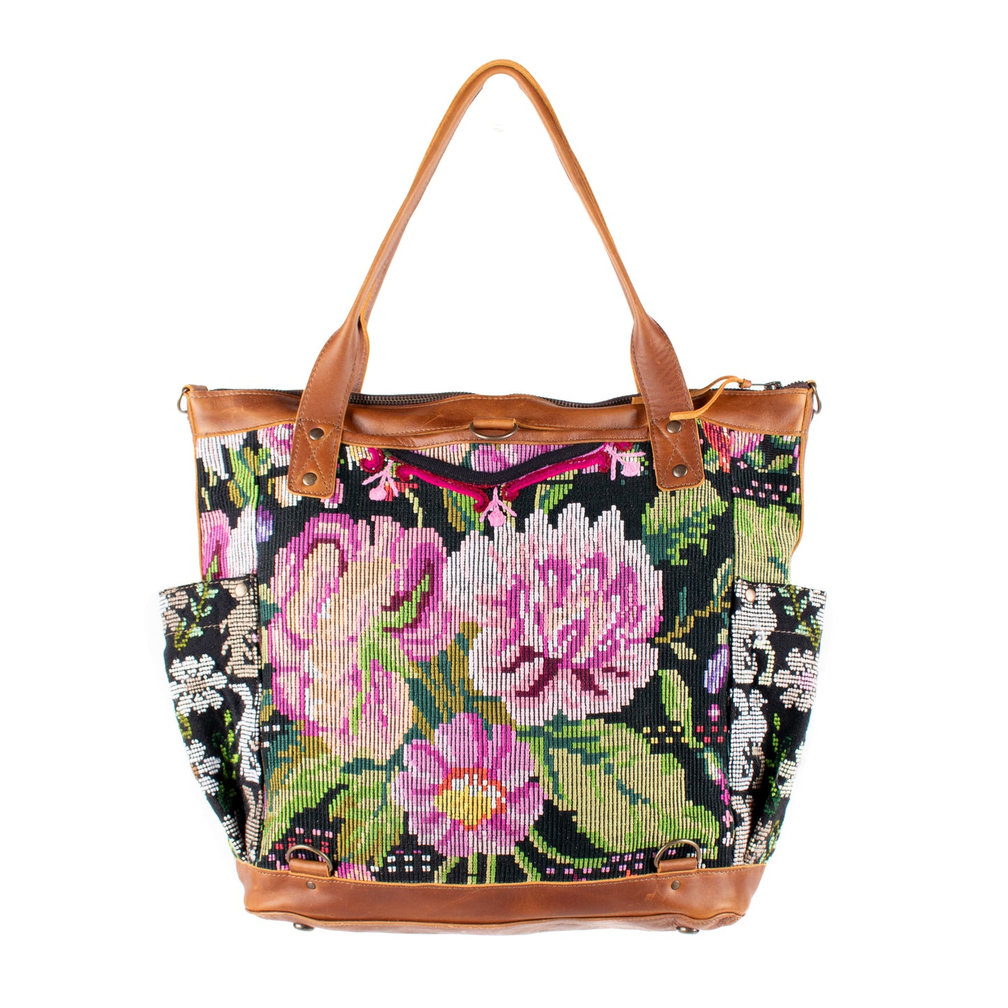 THE PERFECT BAG - OOAK HUIPIL - CAFE - NO. 16659