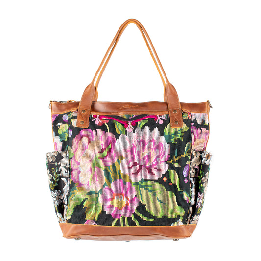 THE PERFECT BAG - OOAK HUIPIL - CAFE - NO. 16659