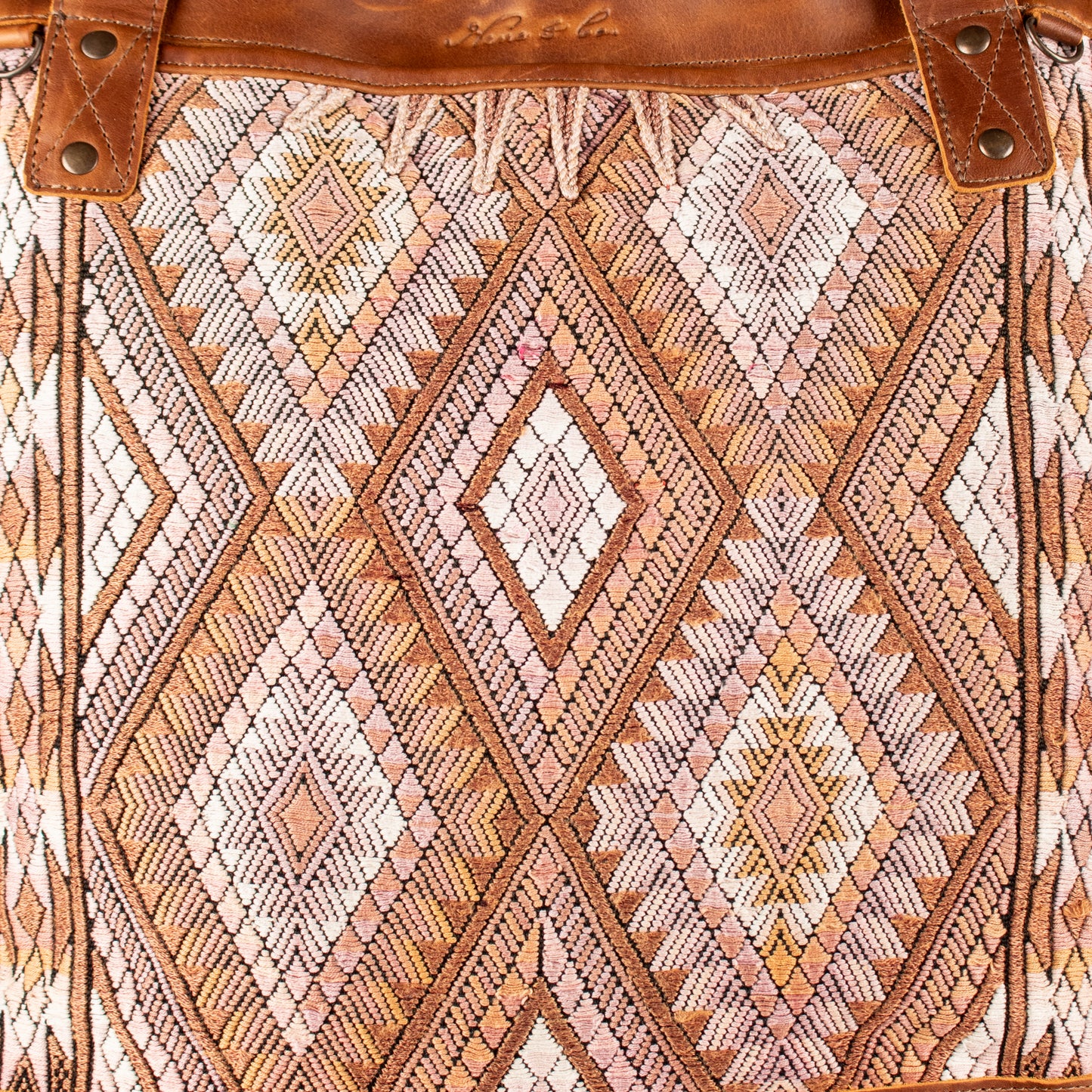 THE PERFECT BAG - OOAK HUIPIL - CAFE - NO. 16660