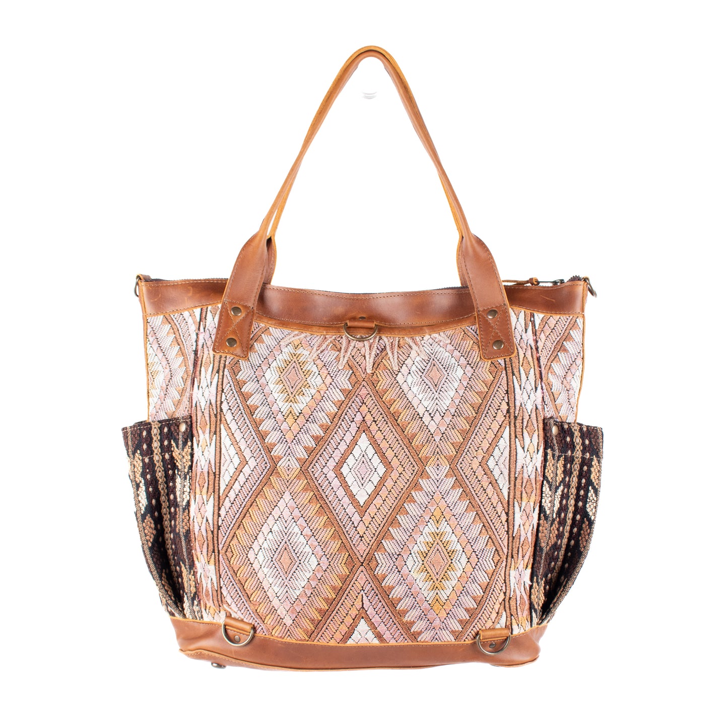 THE PERFECT BAG - OOAK HUIPIL - CAFE - NO. 16660